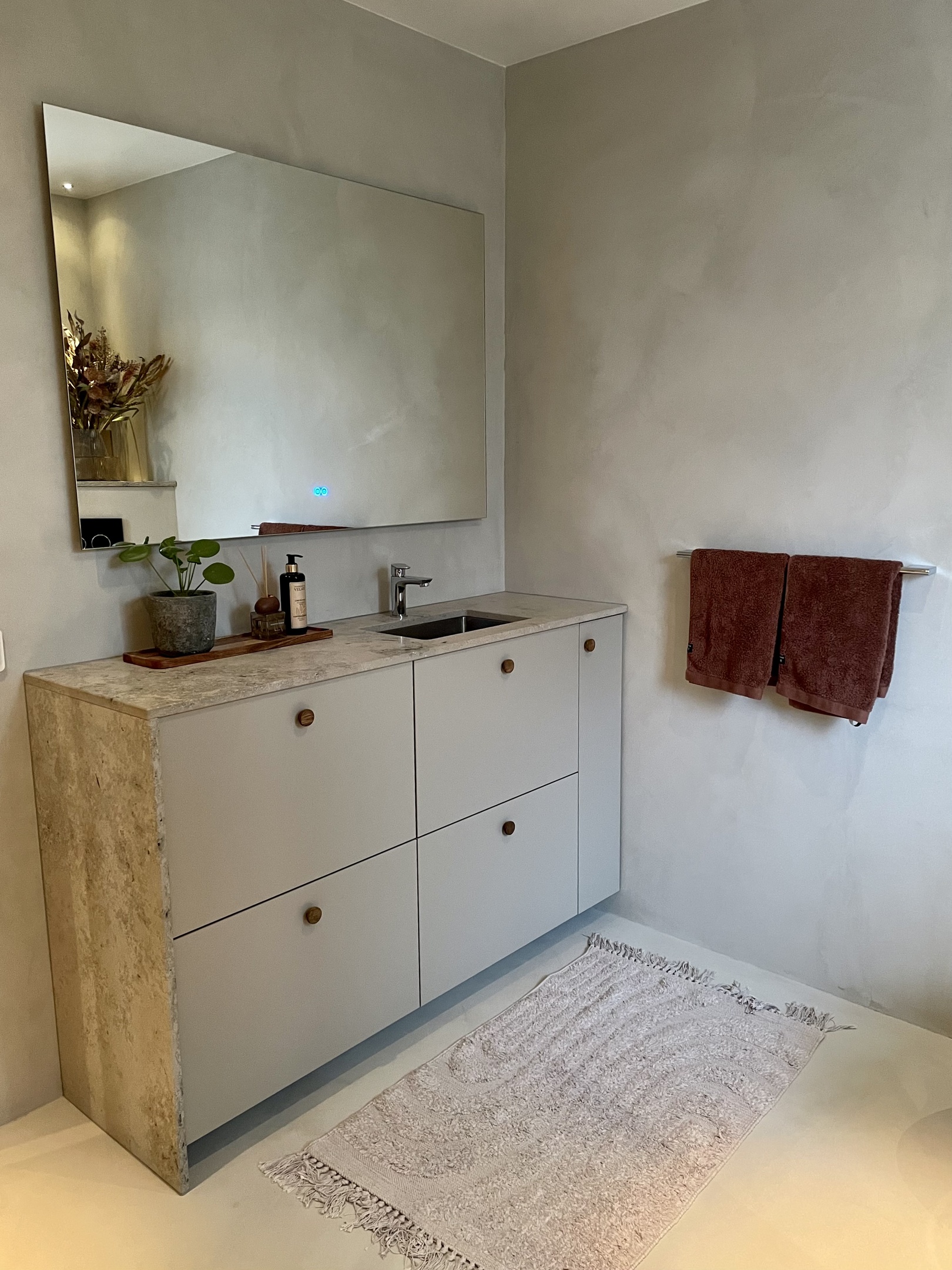 Microcement badrum